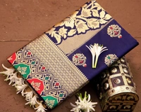 *FABRIC : SOFT LICHI SILK CLOTH.**DESIGN : BEAUTIFUL RICH PALLU & JACQUARD WORK ON ALL OVER THE SAREE.*       😍  😍 ➡️ *100% BEST QUALITY* ⬅️👌 *Once Give Opportunity , Coustomer Satisfaction Is Our Goal*