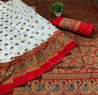 Catalog Name:*Alisha Ensemble Sarees*Saree Fabric: Cotton SilkBlouse: Running BlouseBlouse Fabric: Cotton SilkPattern: PrintedBlouse Pattern: PrintedNet Quantity (N): SingleSizes: Free Size (Saree Length Size: 5.2 m, Blouse Length Size: 0.8 m) Dispatch: 2-3 Days*Proof of Safe Delivery! Click to know on Safety Standards of Delivery Partners- https://ltl.sh/y_nZrAV3 - 1
