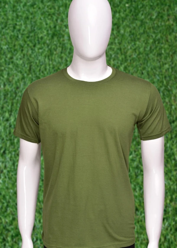 *Human Sparsh Men’s Round Neck T-Shirt –green Power, Elegance and Sophistication is what you’ll feel when Black is worn. It would show how deep and serious the feelings and thoughts are.Whether you wear it with Jeans or Track Pants, you’ll look great with it.It’s made up of 180 gsm 100% Bio-Washed Cotton fabric with the most durable stitching to make sure it lasts long without los - L