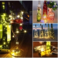 COMBO 4 quantity bottle cork led string lights 2 meter 20 led warm white 20 LEDs 1.98 m White Rice LightsColor: WhitePack of: 4, 6, 10Color: WhiteLength: 1.98 mNumber of Bulbs: 20Power Consumption: 0.5 WFunctionality: Steady7 Days Return Policy, No questions asked.