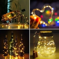 COMBO 4 quantity bottle cork led string lights 2 meter 20 led warm white 20 LEDs 1.98 m White Rice LightsColor: WhitePack of: 4, 6, 10Color: WhiteLength: 1.98 mNumber of Bulbs: 20Power Consumption: 0.5 WFunctionality: Steady7 Days Return Policy, No questions asked.