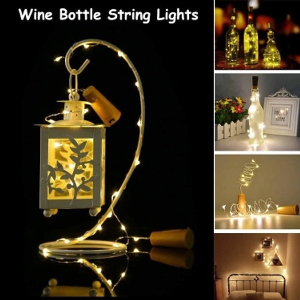 COMBO 4 quantity bottle cork led string lights 2 meter 20 led warm white 20 LEDs 1.98 m White Rice LightsColor: WhitePack of: 4, 6, 10Color: WhiteLength: 1.98 mNumber of Bulbs: 20Power Consumption: 0.5 WFunctionality: Steady7 Days Return Policy, No questions asked.