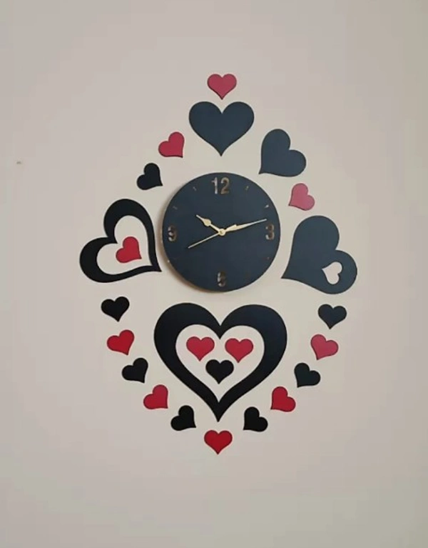 Fravy Analog 50 cm X 54 cm Wall ClockSize: 54 cm x 50 cmFrame Material: WoodenClock Type: Analog7 Days Return Policy, No questions asked.