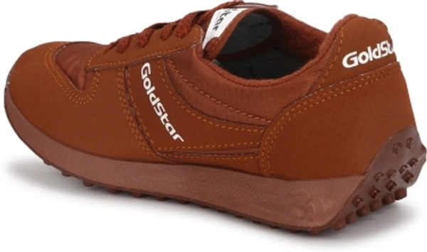 GOLDSTAR Running Shoes for Men |Stylish New Model Men's Brown Sports Shoes Running Shoes For MenColour: BrownOuter Material: NylonClosure: Lace-UpsPattern: Solid10 Days Return Policy, No questions asked.Hurry, Only 1 left! - 9