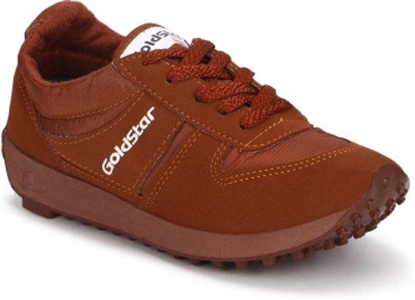 GOLDSTAR Running Shoes for Men |Stylish New Model Men's Brown Sports Shoes Running Shoes For MenColour: BrownOuter Material: NylonClosure: Lace-UpsPattern: Solid10 Days Return Policy, No questions asked.Hurry, Only 1 left! - 9