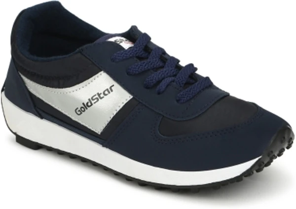 GOLDSTAR Running Shoes For MenColour Blue Outer Material: NylonClosure: Lace-UpsPattern: Solid10 Days Return Policy, No questions asked.Hurry, Only 7 left! - 6