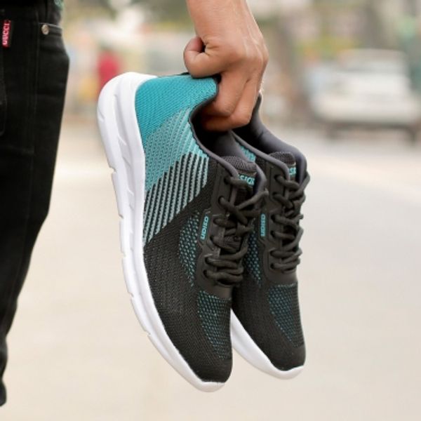 Asian  asian Delta-14 sports shoes,Walking Shoes,Casual,Training, Running Shoes For MenColour: Black1.2 inch Heel HeightOuter Material: FabricInner Material: Soft breathable fabric lining which prevents sweatingClosure: Lace-UpsPattern: Solid10 Days Return Policy, No questions asked. - Turquoise, 6