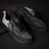 Asian  asian Delta-14 sports shoes,Walking Shoes,Casual,Training, Running Shoes For MenColour: Black1.2 inch Heel HeightOuter Material: FabricInner Material: Soft breathable fabric lining which prevents sweatingClosure: Lace-UpsPattern: Solid10 Days Return Policy, No questions asked. - Black, 8