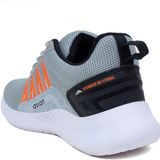 Asian asian Bouncer-01 Running shoes for boys | sports shoes for men | Latest Stylish Casual sneakers for men | Lace up lightweight grey shoes for running, walking, gym, trekking, hiking & party Running Shoes Running Shoes For MenColour: Grey, OrangeOuter Material: FabricInner Material: FabricClosure: Lace-UpsPattern: Solid10 Days Return Policy, No questions asked. - 6