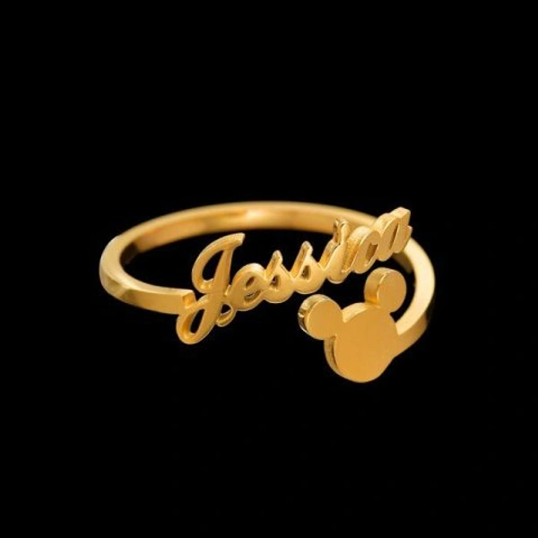Stylish Name Ring  - 1