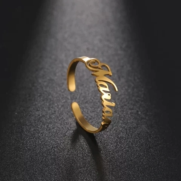 Stylish Name Ring  - 1