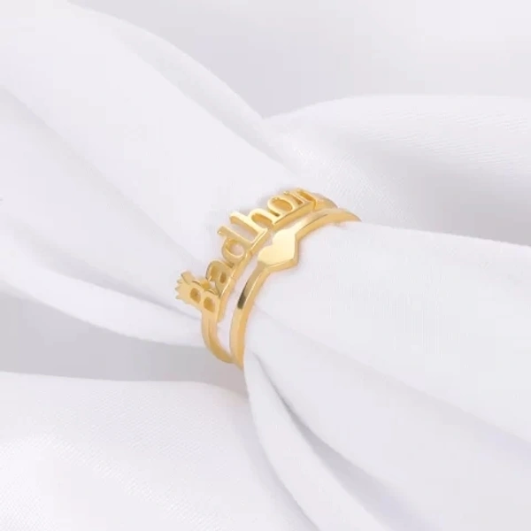 Single Name Ring 