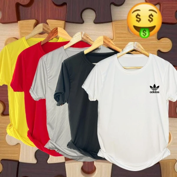 Adidas T Shirt  5 Pes Combo  - M