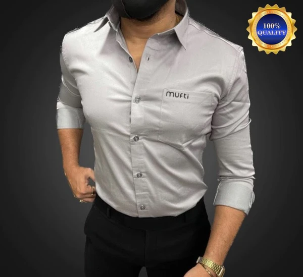 Mufti  Plane  Shirt For Men  - M