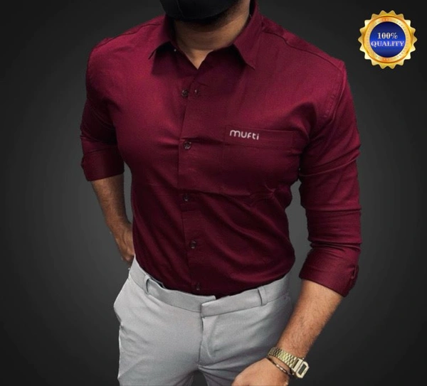 Mufti  Plane  Shirt For Men  - XXl