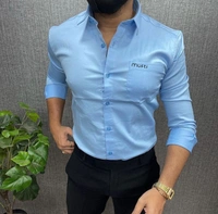 Mufti  Plane  Shirt For Men  - M