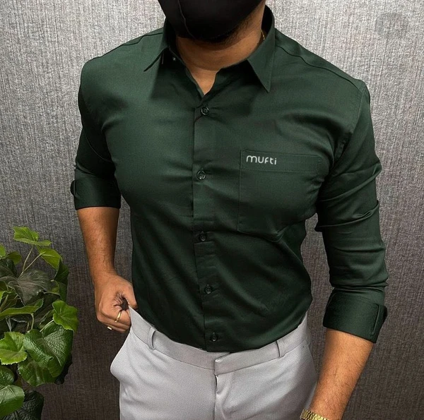 Mufti  Plane  Shirt For Men  - M