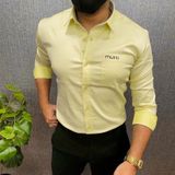 Mufti Plane Shirt For Men  - M