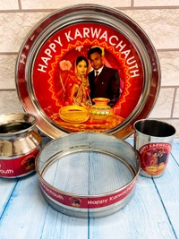 Karwachath Photo Thali Set  - 11