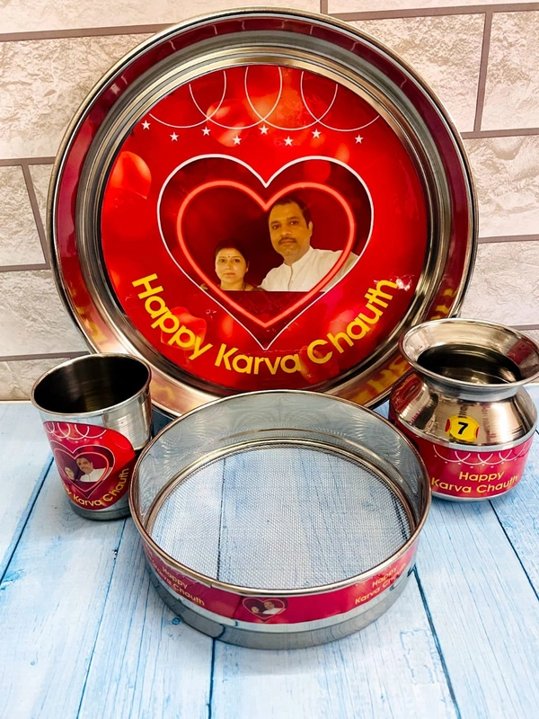 Karwachath Photo Thali Set  - 17