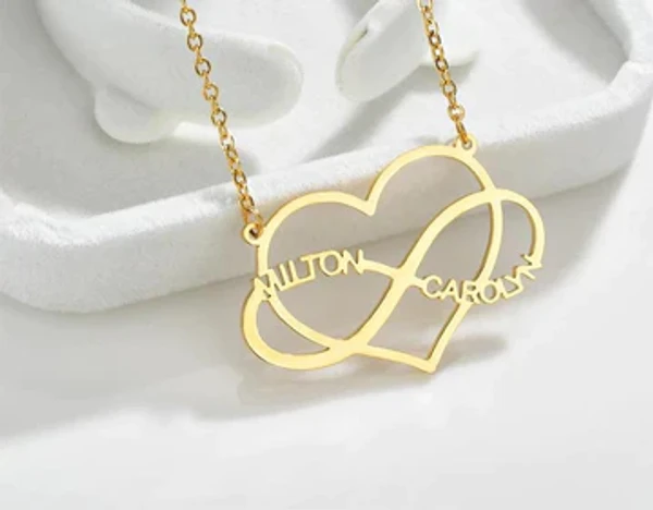 cuople  customize  Name pendant best gift for wifi - golden, only priped