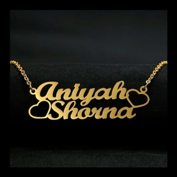 cuople  customize  Name pendant best gift for wifi - golden, only priped