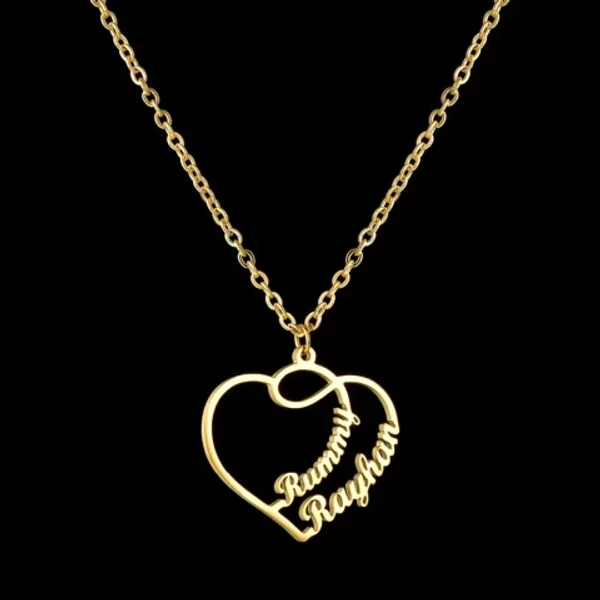 cuoples  customize  Name pendant 165 - golden, only priped
