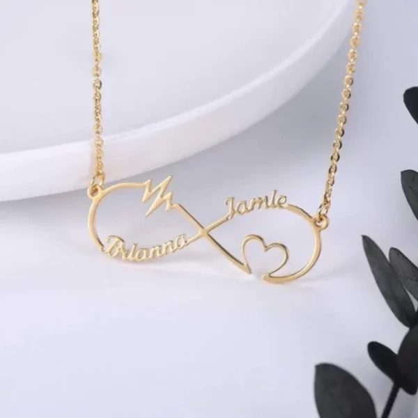 cuoples  customize  Name pendant 169 - golden, only priped