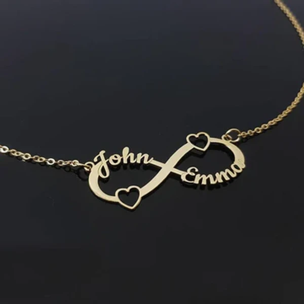 cuoples  customize  Name pendant 193 - golden, only priped