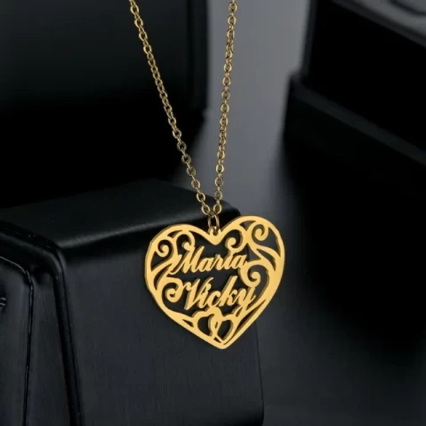 cuoples  customize  Name pendant 200 - golden, only priped