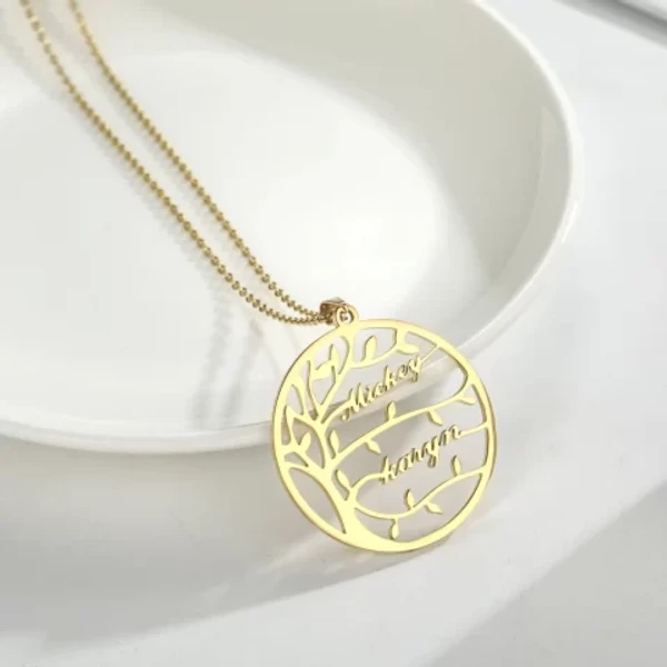cuoples  customize  Name pendant 207 - golden, only priped