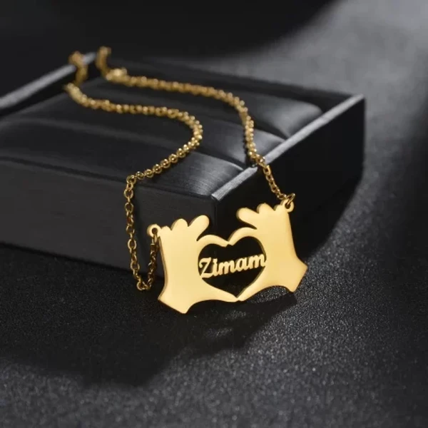 Special Style  customize single Name pendant 10 - golden, only priped