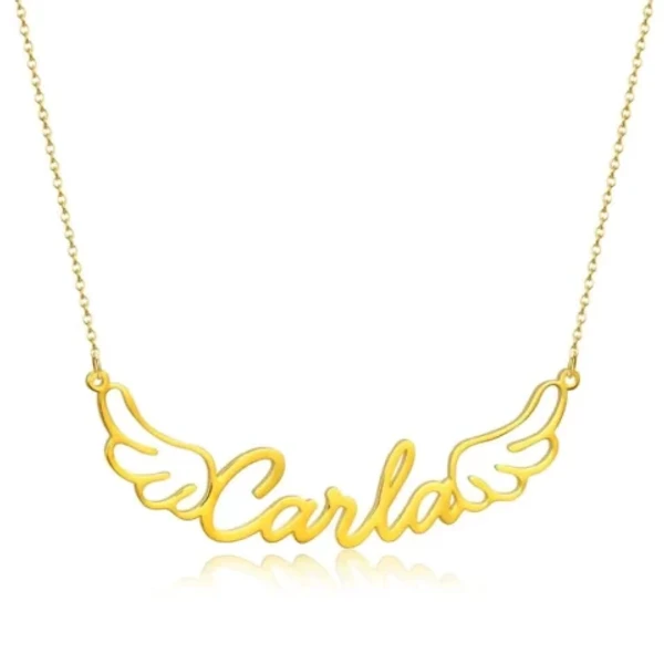 Special Style  customize single Name pendant 15 - golden, only priped
