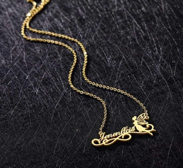 Special Style  customize single Name pendant 67 - golden, only priped
