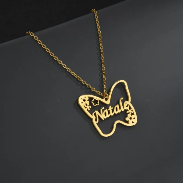 Special Style  customize single Name pendant 70 - golden, only priped
