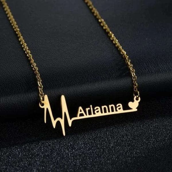 Special Style  customize single Name pendant 83 - golden, only priped