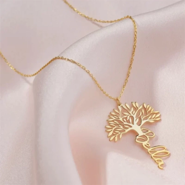 Special Style  customize single Name pendant 86 - golden, only priped