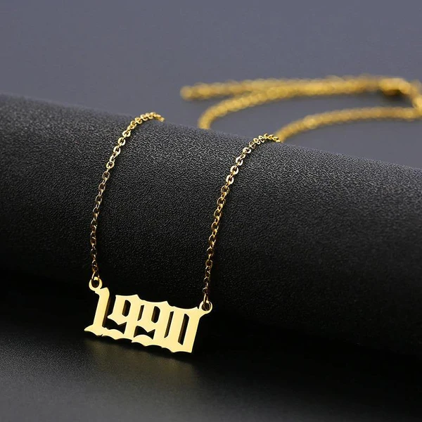 Special Style  customize single Name pendant - golden, only priped