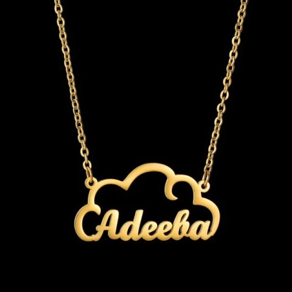 Special Style  customize single Name pendant 119 - golden, only priped