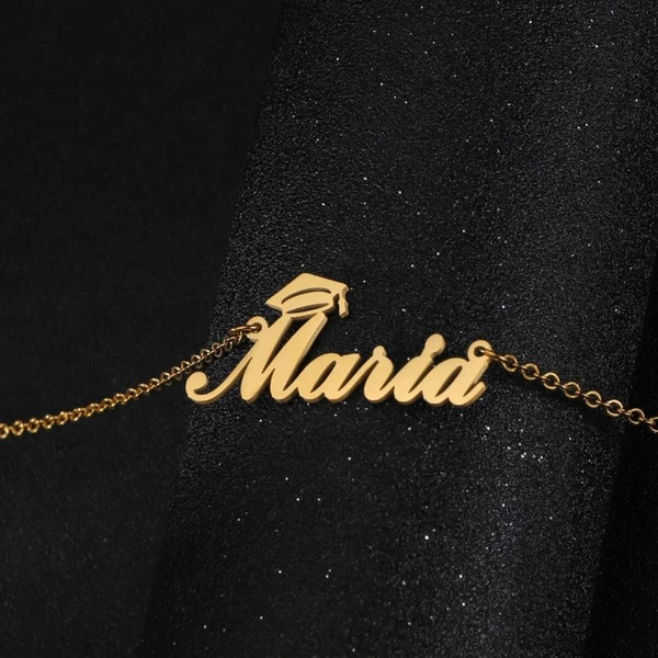 Special Style  customize single Name pendant 136 - golden, only priped