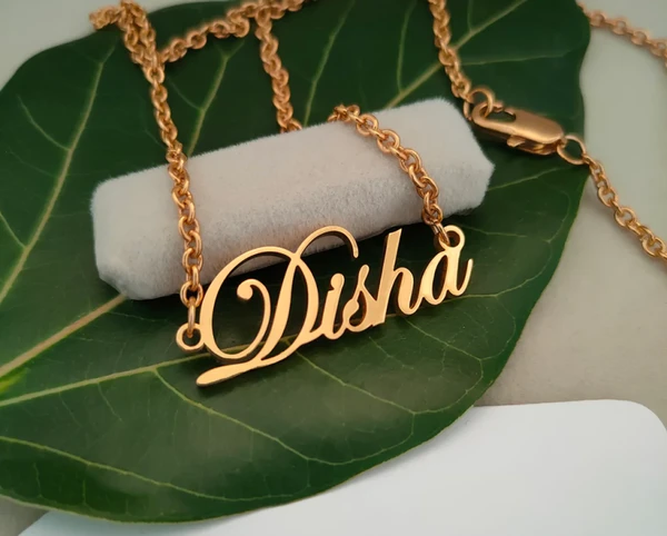 Special Style  customize single Name pendant 143 - golden, only priped