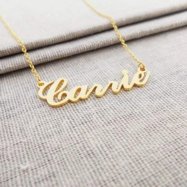 Special Style  customize single Name pendant 158 - golden, only priped