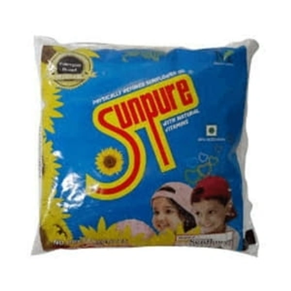 Sunpure  Sunpure Physically Refined Sunflower Oil - 500ml - 20Pc
