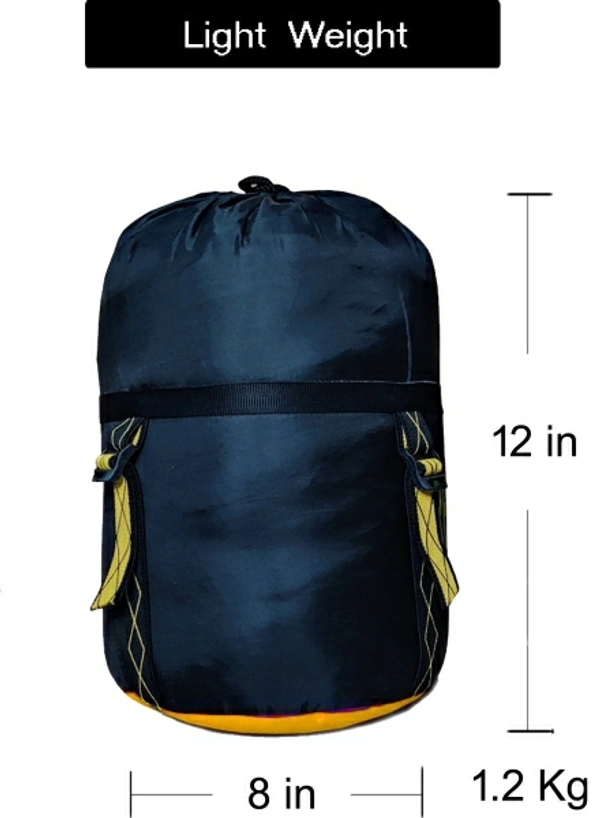RHINOKRAFT Light Weight Sleeping Bag With Pillow 