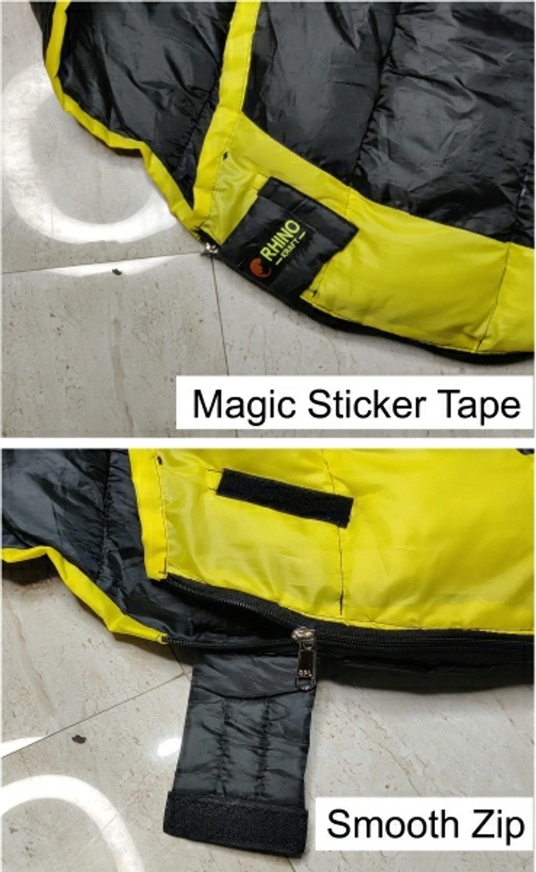RHINOKRAFT Light Weight Sleeping Bag With Pillow 