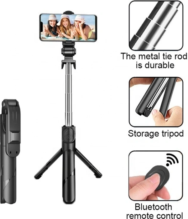 3 In 1 Extendable Bluetooth Selfi Stick 