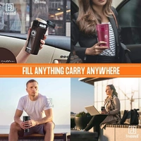 Vacuum Insulated Stainless Steel Travel Flask  - Black