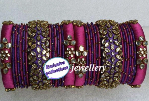 Silk Thread Bangles - all, all