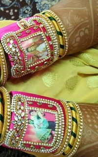 Silk Thread Bridal Bangles - all, all