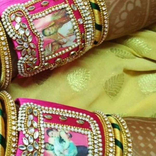 Silk Thread Bridal Bangles - all, all